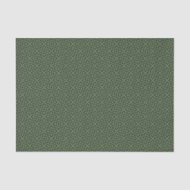 Woven Celtic Knot Pattern Tissue Paper (Front)