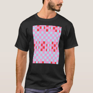 Woven Chequered T-Shirt