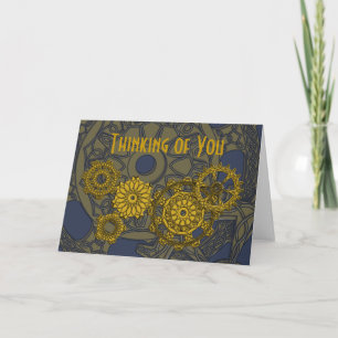 Woven Clockwork Card