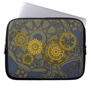 Woven Clockwork Laptop Case