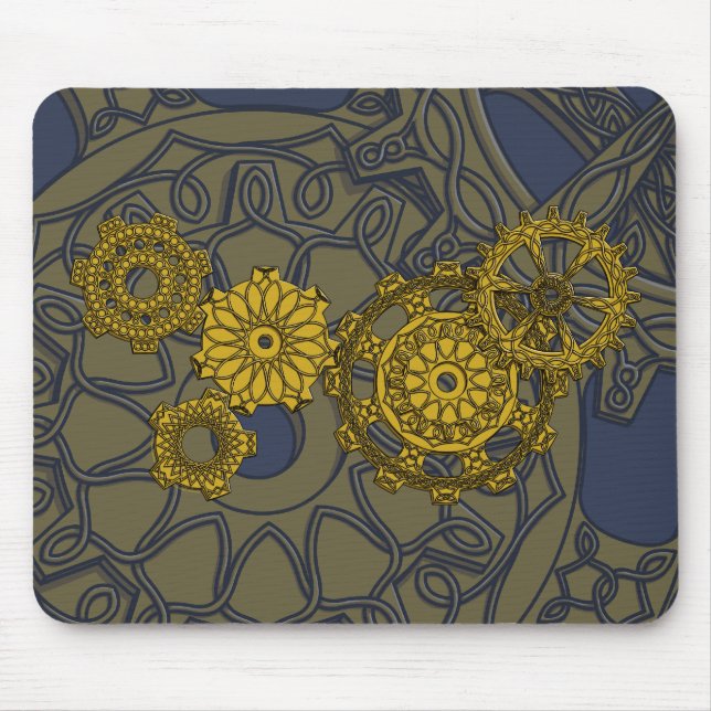 Woven Clockwork Mousepad (Front)