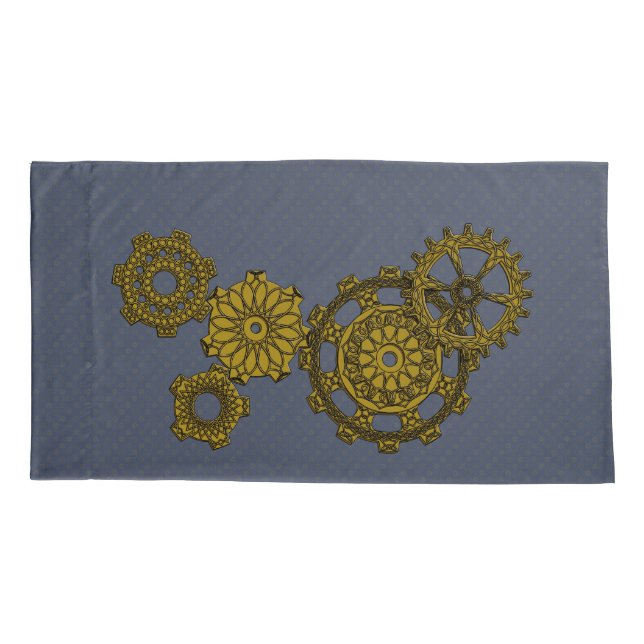 Woven Clockwork Pillow Case (Back)
