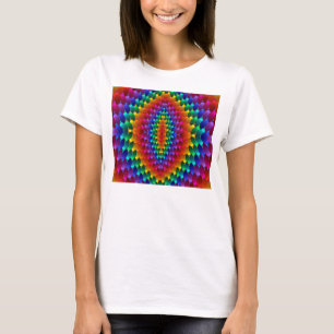 Woven Colourful Petals T-Shirt