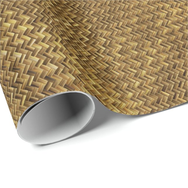 Woven grass mat wrapping paper (Roll Corner)