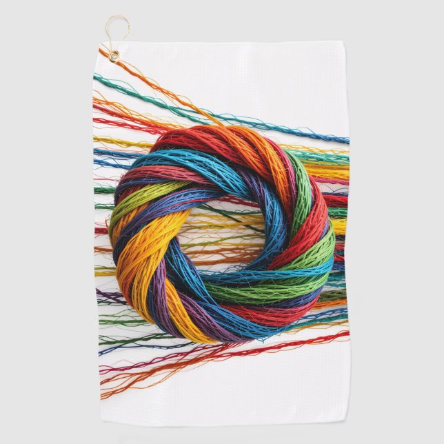 Woven in Unity Golf Towel (Front)