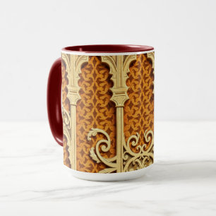 Woven Islamic Textures Cinematic Earth Tone Mug