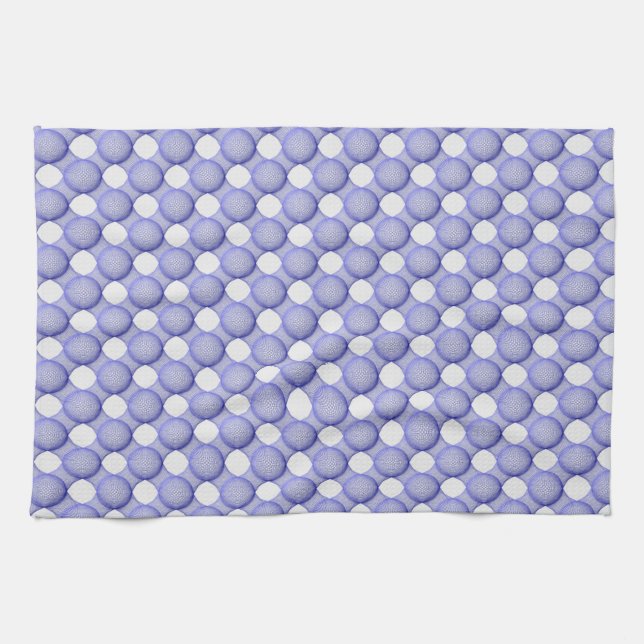 Woven Lavender Kitchen Towel (Horizontal)