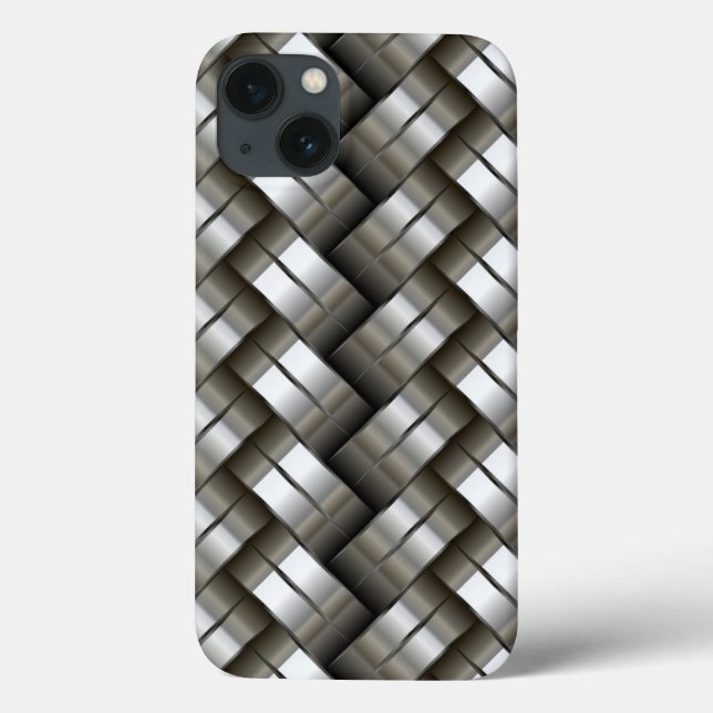 Woven metal pattern Case-Mate iPhone case (Back)