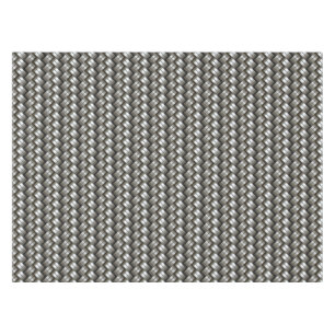 Woven metal pattern tablecloth