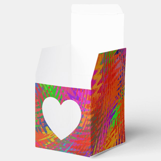 Woven Rainbow Favor Box (Opened)