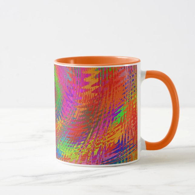 Woven Rainbow Mug (Right)