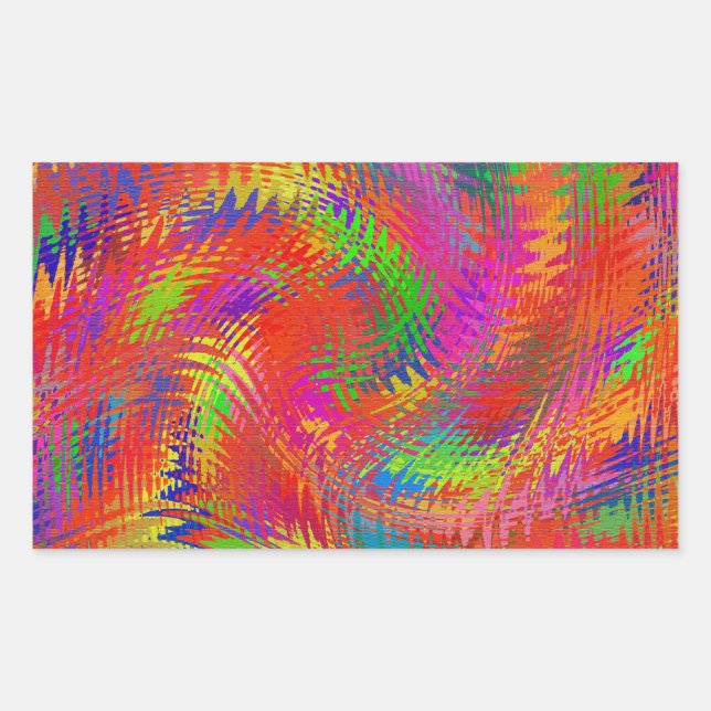 Woven Rainbow Sticker (Front)