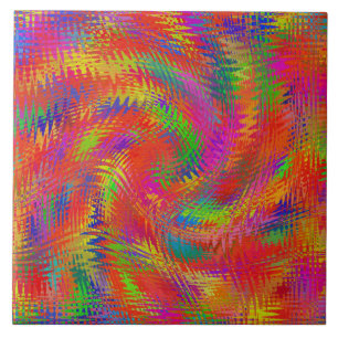 Woven Rainbow Tile