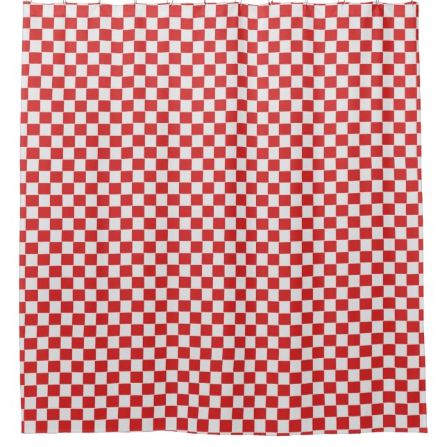 Woven Red and White Tiles (Front)
