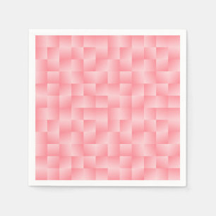 Woven Satin Ribbons - Shell pink Napkin