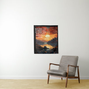Woven Strength & Courage: Zao Tzu Tapestry