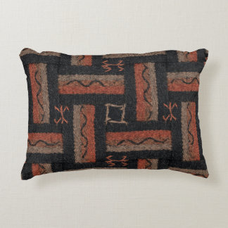 Woven Stripe Tribal Pattern Accent Pillow