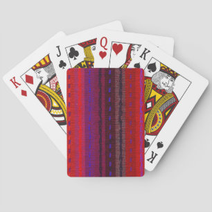 Woven Stripes Playing Cards