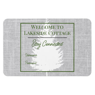 Woven Tree Airbnb Vacation Rental Wifi Magnet