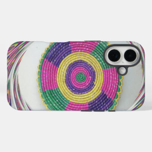 Woven Whirl Art Print iPhone 16 Case