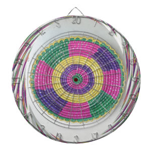 Woven Whirl Art Print Dartboard