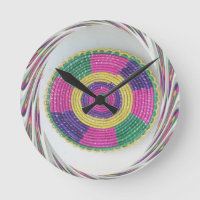 Woven Whirl Art Print