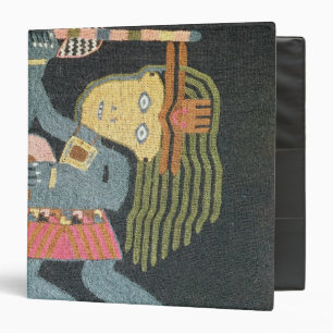 Woven wool dancer with baton, Paracas tribe Binder