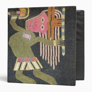 Woven wool dancer with baton, Paracas tribe Binder