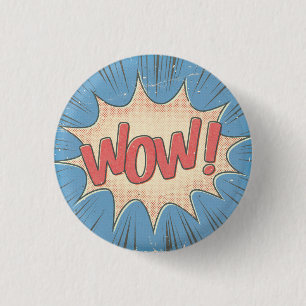 Wow! 1 Inch Round Button