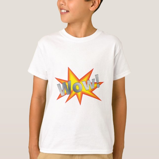 Wow-20110531  WOW EXPRESSIONS CARTOON COMIC BOOK W T-Shirt (Front)