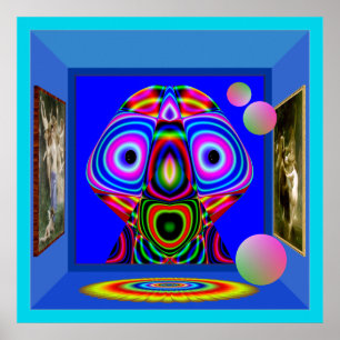 WoW and William-Adolphe Bouguereau Poster