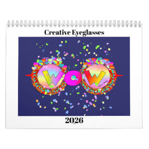 WOW! Creative Eyeglasses Collection Fun Calendar