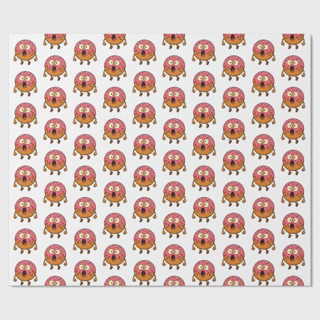 Wow Doughnuts Wrapping Paper (Flat)