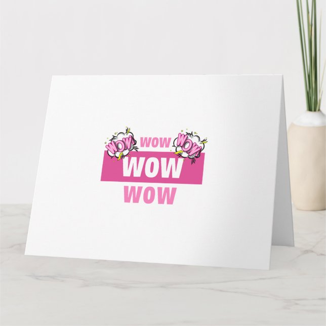 wow free day Classic Card (Front)