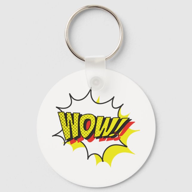 Wow free day Classic Keychain (Front)
