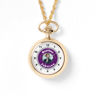 WOW! ✨ Gold Necklace Watch Custom Gift