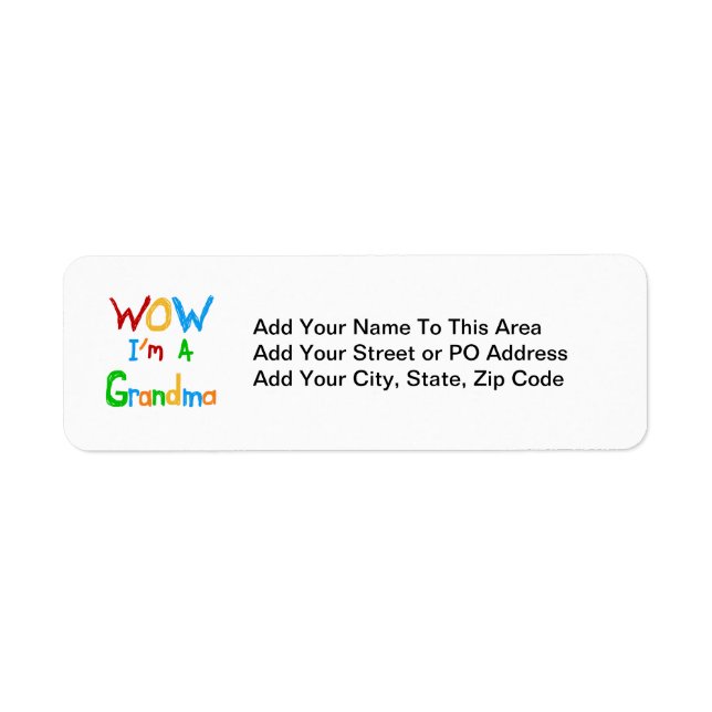 WOW I'm a Grandma T-shirts and Gifts (Front)