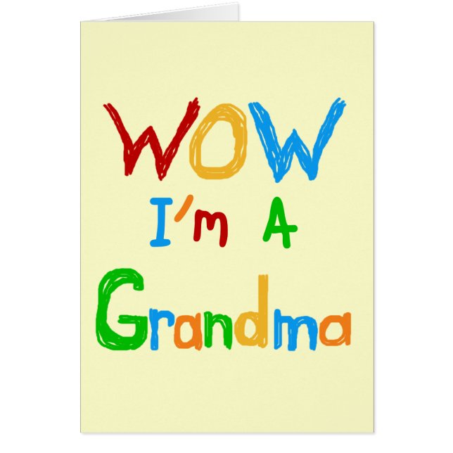WOW I'm a Grandma T-shirts and Gifts (Front)