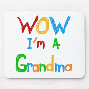 WOW I'm a Grandma T-shirts and Gifts Mouse Pad