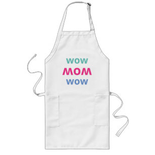 Wow Mom Mother’s Day Long Apron