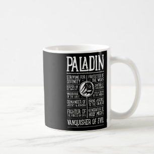 Wow Paladin Role Playing Gamer 1 Coffee Mug