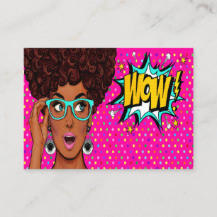 WOW Pop Art Carte de visite