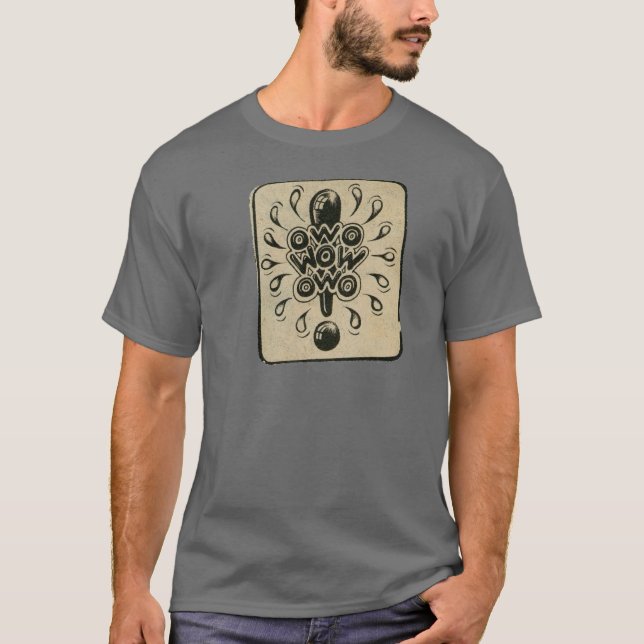 wow rick griffin hippy comix style T-Shirt (Front)