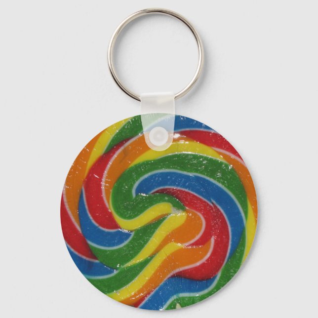 WOW. That's a Flippin Huge Lollipop Key Chain (Front)