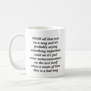 wow this mug talks about itself and it is bad