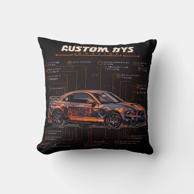 WOW THROW PILLOW (Front)