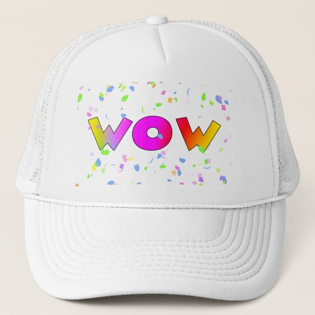 WOW!  TRUCKER HAT (Front)
