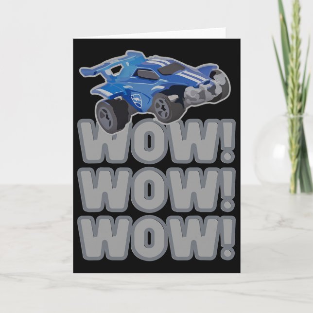 Wow! Wow! Wow! Rocket Soccer Game  Card (Front)