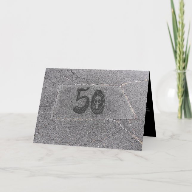 Wow Written In Stone Over the Hill Card (Front)