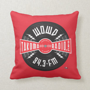 WOWD Bangham Logo Throw Pillow